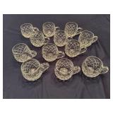 Crystal Punch Cups - Set of Twelve