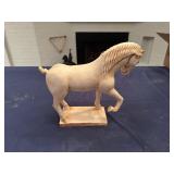 Chinese Tang Dynasty Style Stallion (one ear has a chip)