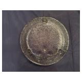 Pair of Vintage Glass Ash Trays (Owl Design 9" Diameter and Square is 5" x 5")