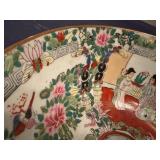 Vintage Chinese Porcelain Decorative Punch Bowl