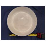 Aqua Fish Design Deep Stoneware Salad Bowl Hand Made in Tunisia by LeSouk Cermanique