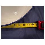 Aqua Fish Design Deep Stoneware Salad Bowl Hand Made in Tunisia by LeSouk Cermanique