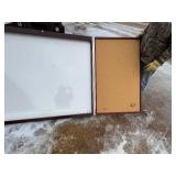 Cabinet Enclosed White Board with Pull Down Projection Screen (60" Wide x 4" Deep x 48" Tall)