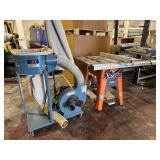 Rigid TS3650 10" Cast Iron Table Saw with JET Dust Collector Model DC-1200 Motor 2HP 115/230V