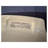 Two Blue Corn Flower Design Corningware bakeware - One Lid