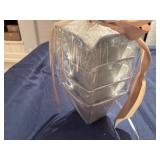 New Set of Four Porcelain Chinese Take-Out Containers