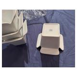 New Set of Four Porcelain Chinese Take-Out Containers