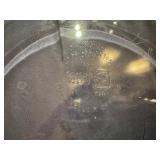 Decorative Glass and Frosted Glass Plates and Three Glass Pie Dishes