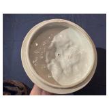 Vintage Norleans Italy Cobalt Multicolored Cherub Ice Bucket with Lid