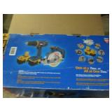 Ryobi saw and drill, 2 batteries, n...