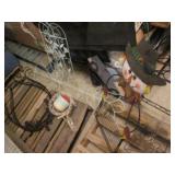 Lot of metal yard decor...