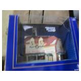 Large covered tote filled with home...