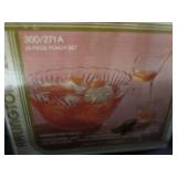 Large covered tote filled with home...