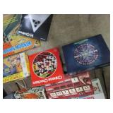 Large covered tote filled with boar...