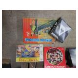 Large covered tote filled with boar...