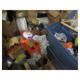 Large covered tote filled with Hall...