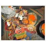 Large covered tote filled with Hall...