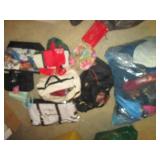 Huge lot of hand bags, purses hats ...