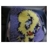 2 Covered totes of ladies clothes...