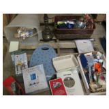 Assorted household decor and suppli...