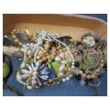 Lot of vintage costume jewelry and ...