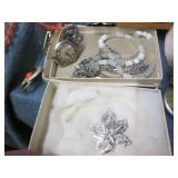 Lot of vintage costume jewelry and ...