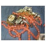 Lot of vintage costume jewelry and ...