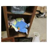 Wood display shelf with plethora of...