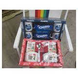 Collector mug sets and a folding ch...