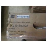 24" Vanity sink base...