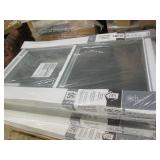 2 American Standard white vinyl tri...