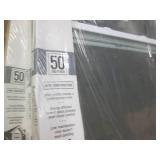 2 American Standard white vinyl tri...