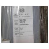 2 American Standard white vinyl tri...