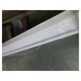 2 American Standard white vinyl tri...