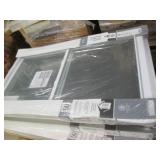 3 American Standard white vinyl tri...