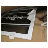 36 x 80" security storm door white,...