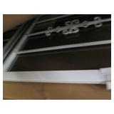 36 x 80" security storm door white,...