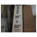 36 x 80" security storm door white,...