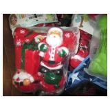 Box of Santa dog chews, nylon bones...