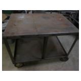 sturdy metal utility card, top meas...