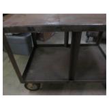 sturdy metal utility card, top meas...