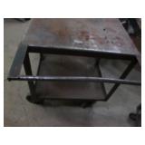 sturdy metal utility card, top meas...