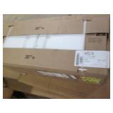 30" wide 12" tall white cabines...