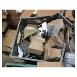 Pallet full of assorted pulleys and...