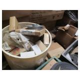 Pallet full of assorted pulleys and...