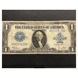 1923 Blue Seal $1 Dollar Silver Certificate