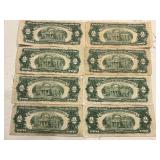 Red Seal $2 Dollar Notes