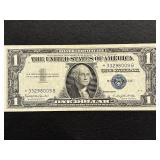 1957 B Blue Seal $1 Dollar Silver Certificate Star Note