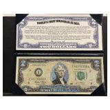 2003 Hologram $2 Dollar Bill