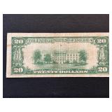 1934 Green Seal $20 Dollar Federal Reserve Note
